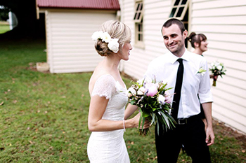 Marry Me Marilyn married Sarah and Joe at St Aidan's Church in Eureka in Northern NSW